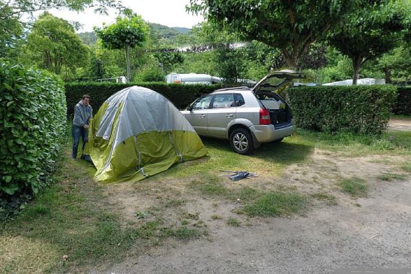 emplacement de camping près de Céret